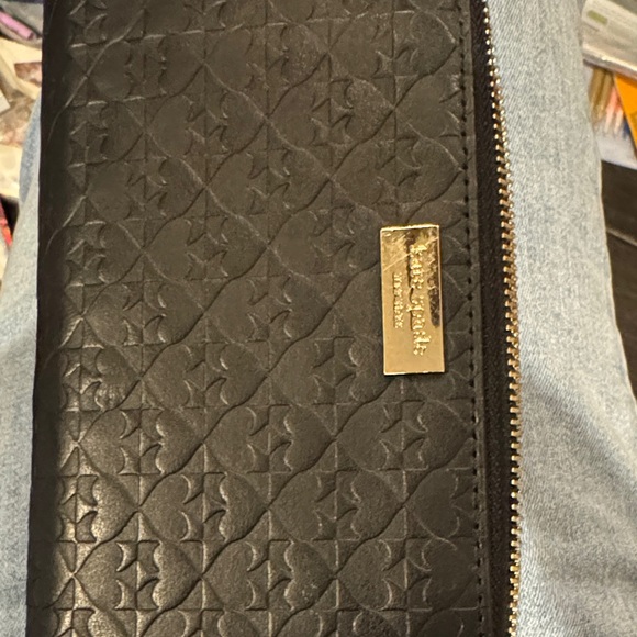 kate spade Handbags - Kate Spade Black Embossed Wallet